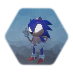 Stylized classic sonic