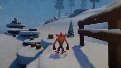 Joy to all holiday love Crash bandicoot level