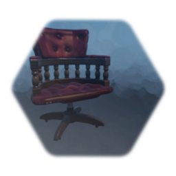 Buttoned-back Leather Chair