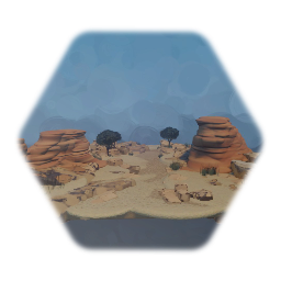 Desert Canyon Sand Path Tile