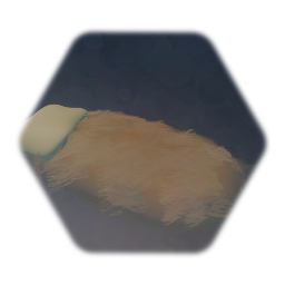 Lumpy Straw Mattress with Dirty Old Pillow