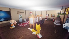 Sonic Christmas Art Museum Interior