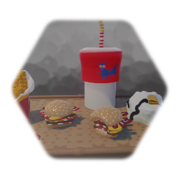 Squirrel Bacon Cheeseburger