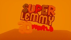 Super Lemmy 3D World Title Screen