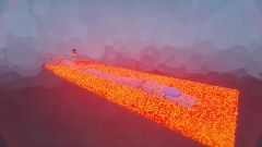 Lava is rising