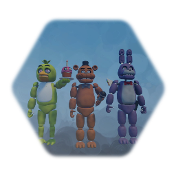 Fnaf 1 animatronics