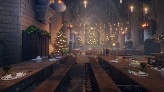 Hogwarts Christmas | Great hall Night