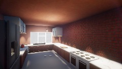 Kitchen and Hall