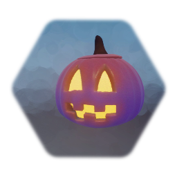 Purple Flamed Pumpkin