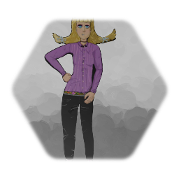 Visual Novel Character Cut-Out Female 2