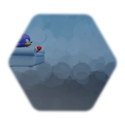 Sonic in a chair (2D puppet)