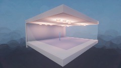 Modern Room With Glass Windows