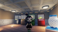 Irma enjoying her favorite art