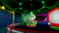 Disneyland Astro Blasters Queue: Loading Area