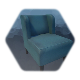 Low ThermoRemix of Comfy Blue Chair