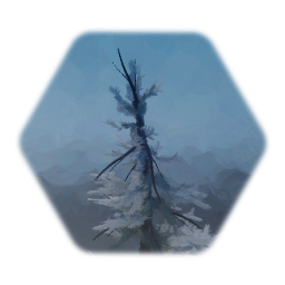 Static Snowy Tree