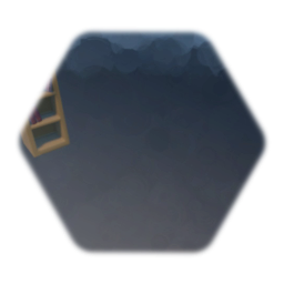 Bedside cabinet pine