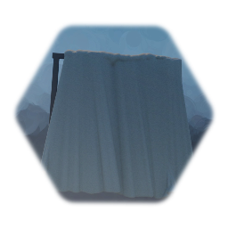 Roller rack with drape