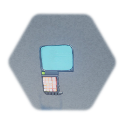 Handheld pc futuristic phone