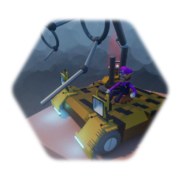 Backhoe/Pelleteuse (Aswell Kart of Waluigi)