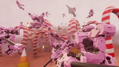 The robots of Candy Cane island