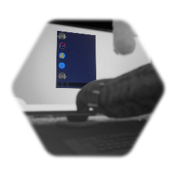 Saccboi uses discord on his computer