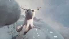 Dhm 30min creation challange reindeer clearing snow