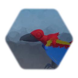 Scarletie the scarlet macaw