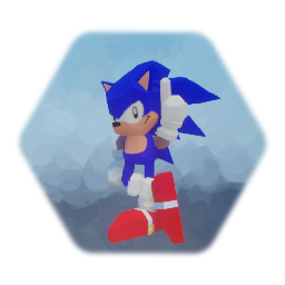 Retro Sonic model