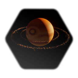 Space - Planet with Ring Belts