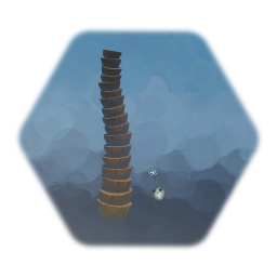 simple tropical tree trunk v2 - bole - stem - stock - log