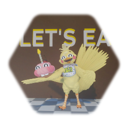 Chica The chicken (cartoon v2 ) Fnaf