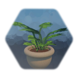 Large Potted Plant (Philodendron)