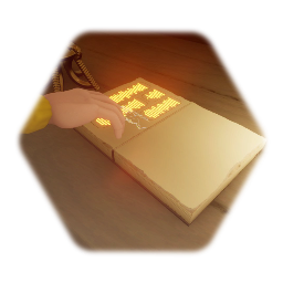 Plain blank opening book