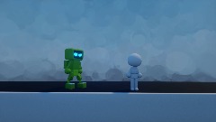 Super smash bros Green-bot Concept