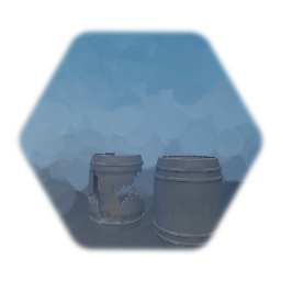 Breakable barrel