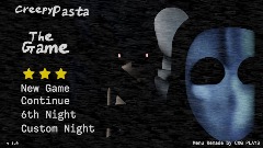 Creepypasta the game Menu