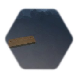 Wooden Plank (End Piece 2)