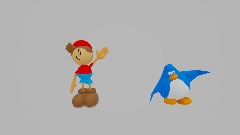 Josh doin le Club penguin dance