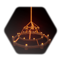 Circular candle holder