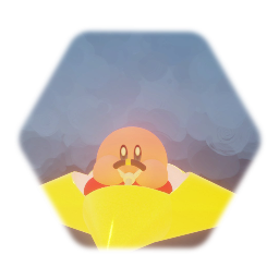 Kirby in a kart (ultimate world racing)