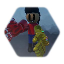 Nour Ashraf With infinity gauntlet And Nano gauntlet