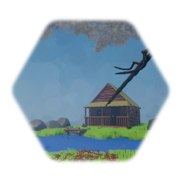 Land rock and a dock