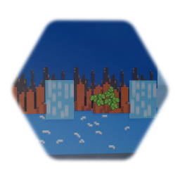 Green hill zone background wip