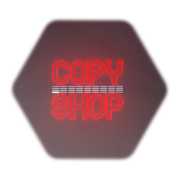Neon Sign - Copy Shop