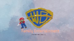Warner Bros Family Entertainment Logo with N64 era Mario