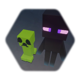 Creeper and Enderman