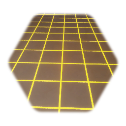 Retro Neon Floor Grid