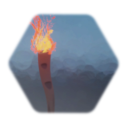 Torch with Flame