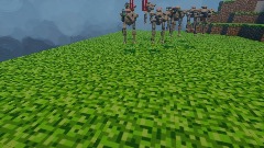 Minecraft vs 10 Enemy ai's